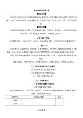 代理國(guó)內(nèi)廣告業(yè)務(wù)經(jīng)銷(xiāo)商激勵(lì)政策方法（完整版）